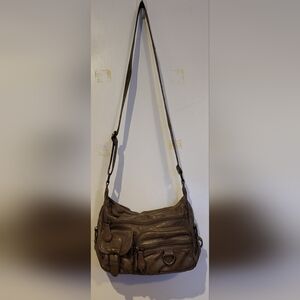 Brown Leather Crossbody Bag